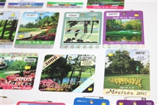 1981-2020 Masters Tournament SERIES Badges - Missing 1986 & 1997