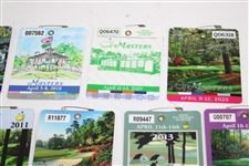 1981-2020 Masters Tournament SERIES Badges - Missing 1986 & 1997