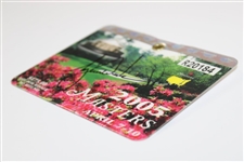 Tiger Woods Signed 2005 Masters Tournament Series Badge #R20184 JSA FULL #YY11937