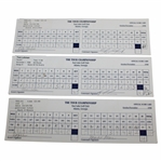 Mickelson/Watson/Stricker/OMeara/Lehman/Mayfair Signed 1998 Match Used Tour Championship Scorecards