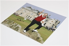 Jack Nicklaus Signed 8x10 Farewell from the Swilcan Bridge Photo JSA ALOA