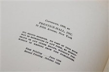 1939 'How To Play Golf' 2nd Edition Book by Ben Thompson Signed By Author
