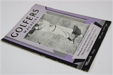 1931 Golfers Magazine Issue w/Walter Hagen on the Cover - March