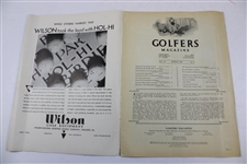 1931 Golfers Magazine Issue w/Walter Hagen on the Cover - March