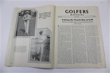 1931 Golfers Magazine Issue w/Walter Hagen on the Cover - March