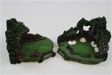 Augusta National 13th Hole Tee & Green Bookends