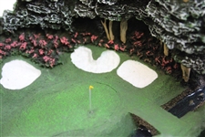 Augusta National 13th Hole Tee & Green Bookends