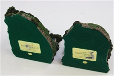 Augusta National 13th Hole Tee & Green Bookends