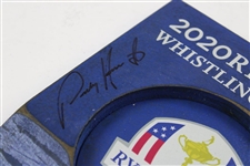 Captain Harrington Signed 2020 Ryder Cup at Whistling Straits Wood Putter Cup JSA ALOA