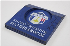 Captain Harrington Signed 2020 Ryder Cup at Whistling Straits Wood Putter Cup JSA ALOA
