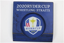 Captain Harrington Signed 2020 Ryder Cup at Whistling Straits Wood Putter Cup JSA ALOA