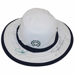 Bryson Dechambeau & Urban Meyer Signed Memorial Tournament Bucket Hat JSA ALOA