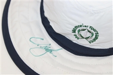 Bryson Dechambeau & Urban Meyer Signed Memorial Tournament Bucket Hat JSA ALOA