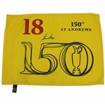 Gary Player Signed 150th OPEN at St. Andrews Flag JSA ALOA