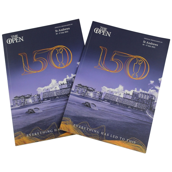 Two (2) 150th OPEN at St. Andrews Official Programs
