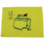 Bubba Watson Stunningly Huge Signed 2012 Masters Embroidered Flag JSA ALOA - Photo Match