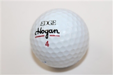 Ben Hogan Signed 'Hogan' Edge ZLS90 Logo Golf Ball JSA ALOA