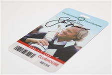 Jack Nicklaus Signed 2009 Memorial Tournament Clubhouse Badge #48154 - Tiger Win JSA ALOA