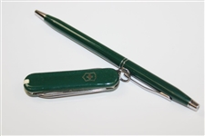 Muirfield Village Golf Club Victorinox Swiss Knife & Pen In Box