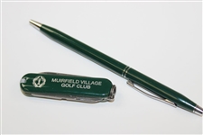 Muirfield Village Golf Club Victorinox Swiss Knife & Pen In Box
