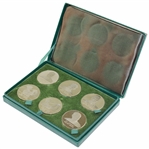 Bobby Jones, Hagen, Ouimet, Nelson, Sarazen & Vardon Commemorative Coin Set in Original Box