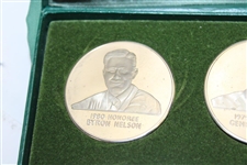 Bobby Jones, Hagen, Ouimet, Nelson, Sarazen & Vardon Commemorative Coin Set in Original Box