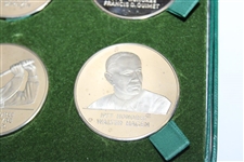 Bobby Jones, Hagen, Ouimet, Nelson, Sarazen & Vardon Commemorative Coin Set in Original Box