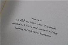 1999 The Memorial Tournament Ltd Ed Book Honoring & Dedicated to Ben Hogan #132/250