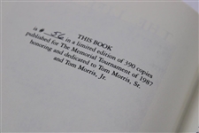 1987 The Memorial Tournament Ltd Ed Book Honoring & Dedicated to Tom Morris Sr/Jr #56/390