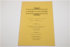 Two (2) 'A Short Love Story - The People of St. Andrews & Bobby Jones' Booklets