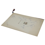 Jack, Arnie & Others Signed 1971 The Ryder Cup at Old Warson CC Victory Dinner Menu JSA ALOA