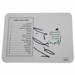 Vijay Singh Signed Augusta National Golf Club Scorecard JSA #LL49614