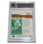Jack Nicklaus Signed 2001 Upper Deck Golden Bear '1967' Card #112 - Beckett Graded 10 Autograph