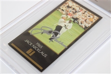 Jack Nicklaus Signed 1997-98 GSV Masters Collection '1965' Jack Nicklaus Card - Beckett Authentic