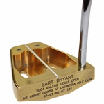 Bart Bryant 2004 Valero Texas Open The Resort Course Winner MacGregor Gold Plated Putter