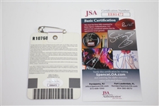 Vijay Singh Signed 2000 Masters Series Badge #R10750 JSA #EE81472