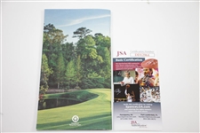 Danny Willett Signed 2016 Masters Tournament Spectator Guide JSA #DD12964