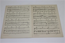 1953 That's Amore from 'The Caddy' & 1928 Follow Thru Golf Sheet Music