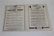 1953 That's Amore from 'The Caddy' & 1928 Follow Thru Golf Sheet Music