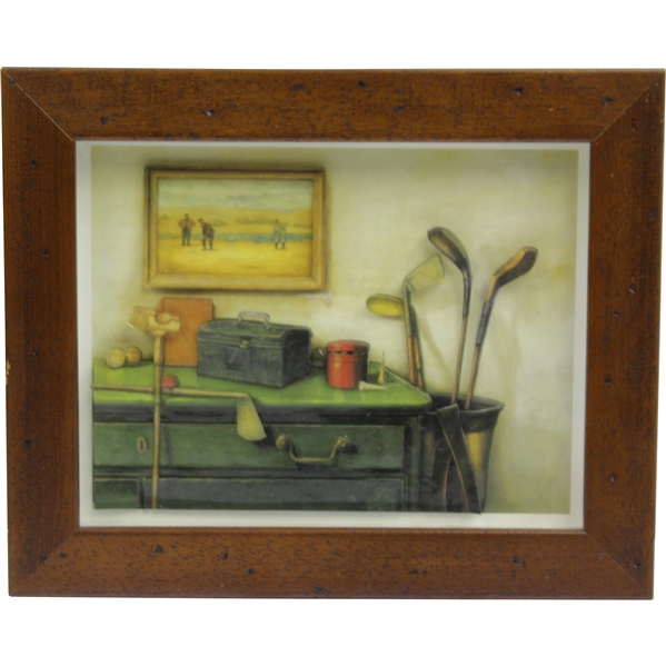 Classic 3D Golf Office/Den Framed Presentation Display/Photo