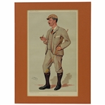Horace Hutchinson July 19, 1890  Vintage Vanity Fair Page - Matted