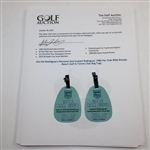 Chi-Chi Rodriguez's Personal And Iwalani Rodriguez 1986 Par Club WGA Dorado Beach Golf & Tennis Club Bag Tags