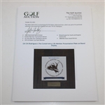 Chi Chi Rodriguez's The Conservancy Life Member Presentation Plate on Board Display