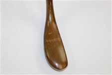 Replica T. Morris Stamped Blonde Head Long Nose Putter with 'Replica' on Shaft