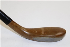 Replica T. Morris Stamped Blonde Head Long Nose Putter with 'Replica' on Shaft