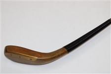 Replica T. Morris Stamped Blonde Head Long Nose Putter with 'Replica' on Shaft