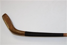 Replica T. Morris Stamped Blonde Head Long Nose Putter with 'Replica' on Shaft