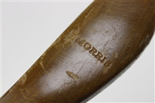Replica T. Morris Stamped Blonde Head Long Nose Putter with 'Replica' on Shaft