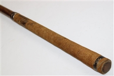 Replica T. Morris Stamped Blonde Head Long Nose Putter with 'Replica' on Shaft