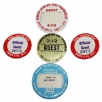 Sam Sneads Kemper Open Inv. & Doral Eastern Open Badges - 1969, 1970 & 1974